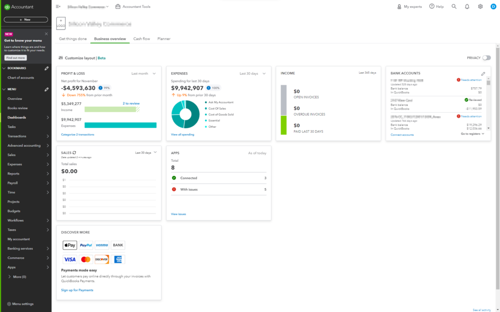 QuickBooks-Dashboard